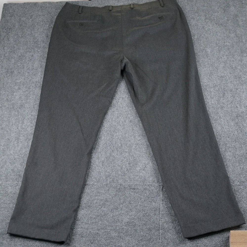 Lauren‎ Ralph Lauren Dress Pants Men 40W 32L Gray Pleated Cuffed Trousers